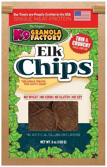 5 oz. K-9 Granola Factory Elk Chips - Health/First Aid